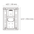Slatwall Mount Plate