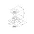 Speaker Ceiling Mount for Large Satellite Type SP-OS03