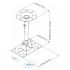 Speaker Ceiling Mount for Large Satellite Type SP-OS04