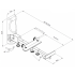 Speaker Wall Mount - Bookshelf Type Side Clamping SP-OS08