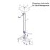 Speaker Stand for Large Size Height Adjustable SP-OS10