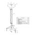 Speaker Stand for Large Size Height Adjustable SP-OS10