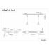 Dual Monitor Wall Mount w/ Full Swing Single Arms Horizontal