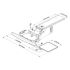 Keyboard Tray - Fully Adjustable w/ Clamp & Lever