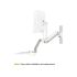 Sit-Stand Track Mount w/ Articulating Monitor Arm & Keyboard Tray