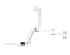 Wall Mount w/ Laterally Adjusting Monitor Arm & Keyboard Tray