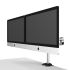 Dual Monitor Desk Mount for Apple Quick Release w/ Dual Swivel Arms