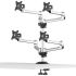 Quad Monitor Stand 2X2 w/ Quick Release & Dual Arms