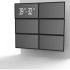 VESA Wall Mount for 6 Monitors 2x3 w/ Quick Release & Dual Arms