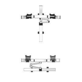 Dual Monitor Wall Mount for Apple Quick Release Two Orientations