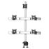 Five Monitor Mount w/ Quick Release & Low Profile
