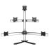 Six Monitor Stand Quick Release w/ Pyramid Setup