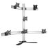 Six Monitor Stand Quick Release w/ Pyramid Setup