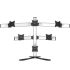 Six Monitor Stand Quick Release w/ Pyramid Setup