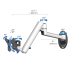 VESA Wall Mount Full Motion w/ Spring Arm & Quick Release