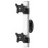 Dual VESA Wall Mount Top-Down w/ Quick Release & Low Profile