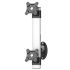 Dual VESA Wall Mount Top-Down w/ Quick Release & Single Arm