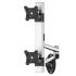 Dual VESA Wall Mount Top-Down w/ Quick Release & Dual Arm
