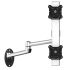 Dual VESA Wall Mount Top-Down w/ Quick Release & Dual Arm