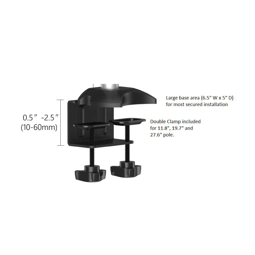 Clamp and Grommet Base Kit (2-in-1) with Top Cover for BL Series