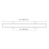 Two Directional Wall Mount Bar 31.5" (80cm)