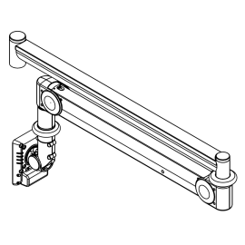 Arm 2.2 lbs to 13.2 lbs Weight Capacity for Medical Mounts