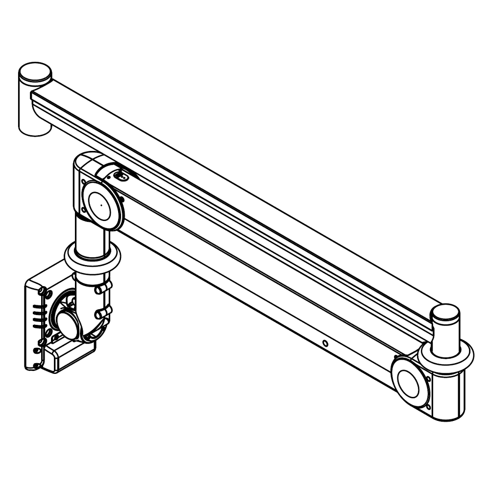 Arm 13.2 lb to 26.4 lb Weight Capacity for Medical Mounts