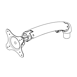 Spring Arm for Apple VESA Mount D Series Silver