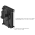 Dual VESA Mount for Slatwall Side by Side Quick Release w/ Extension