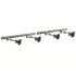 VESA Wall Mount for 4 Monitors w/ Full Swing Single Arms